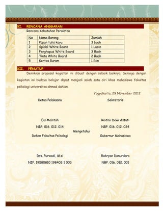 Proposal Kegiatan Tutorial Psikologi