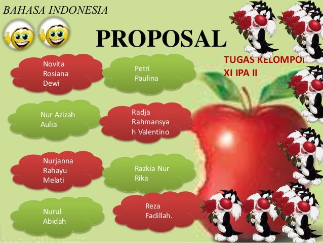 Ppt Materi Proposal B Indonesia Kelas Xi