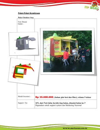 Proposal kemitraan mr.tacoz terbaru | PDF