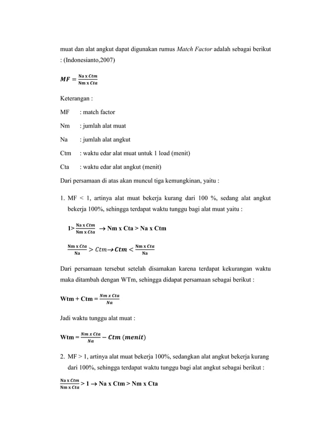 estimasi bucket fill factor berdasarkan volume angkut DumpTruck PDF