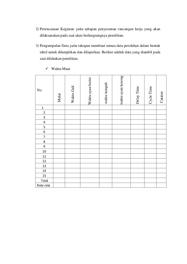 estimasi bucket fill factor berdasarkan volume angkut DumpTruck