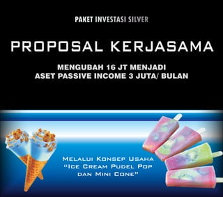 Proposal kerjasama usaha ice cream mini cone silver