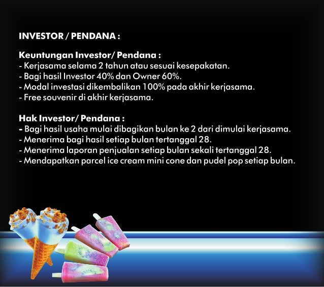 Proposal Kerjasama Usaha Ice Cream Mini Cone Silver