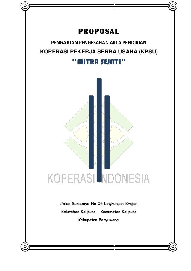 Proposal koperasi copy