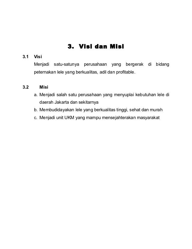 Proposal Usaha Ikan Lele