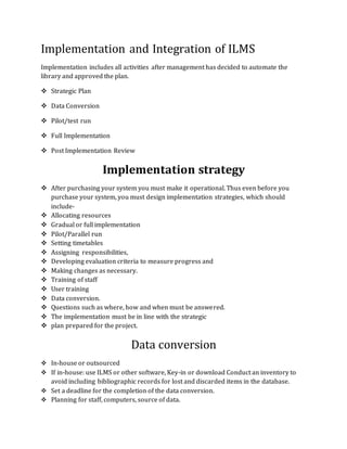Library Automation | DOCX