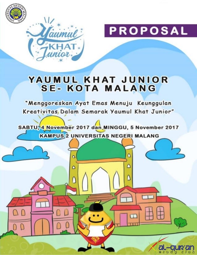 Proposal lomba kaligrafi tk smp se malang