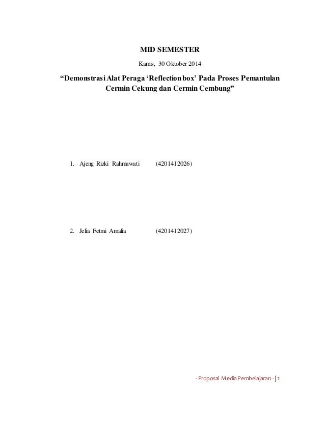 Proposal Media Pembelajaran Reflection Box