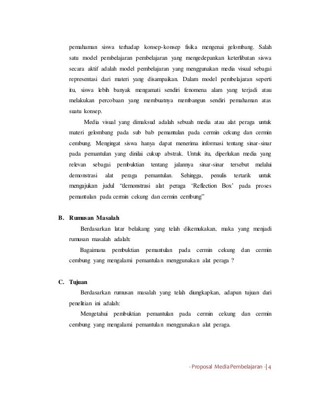 Proposal media pembelajaran reflection box