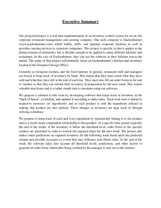 memo proposal