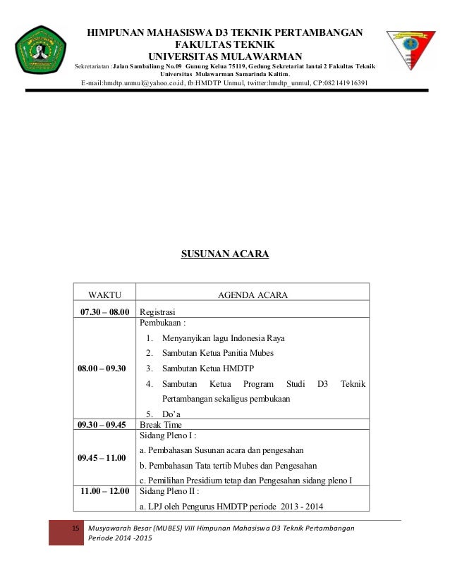 Proposal mubes 2014 2015