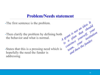 Developing a grant proposal | PDF