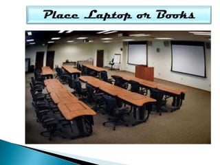 Place Laptop or Books
 