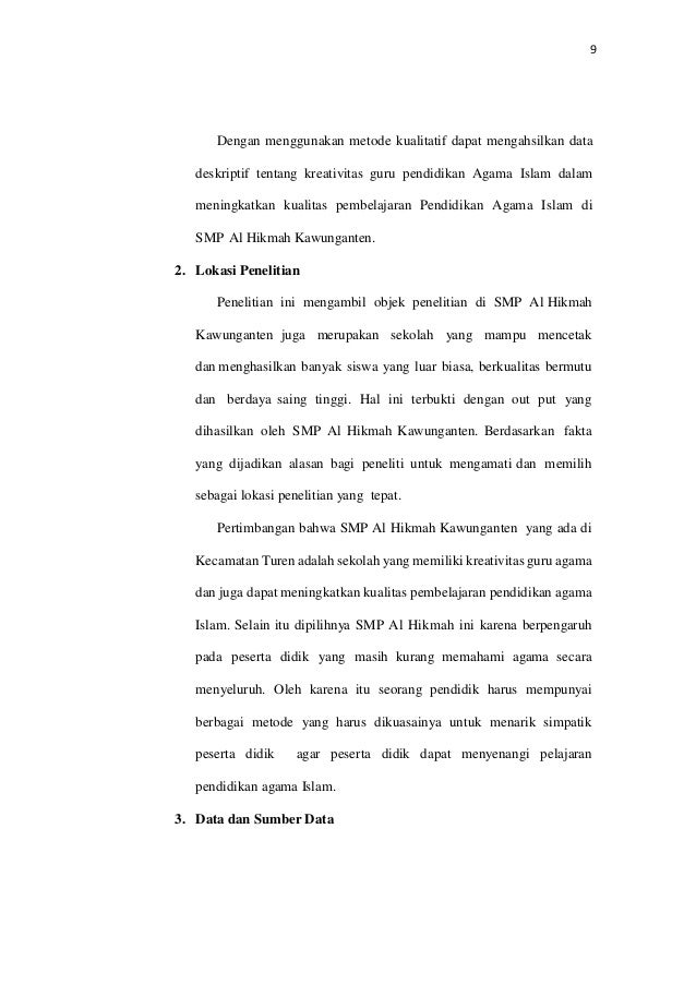 skripsi pai kuantitatif doc