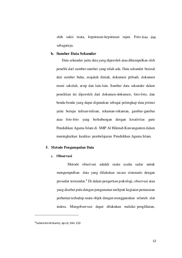 Contoh Proposal Skripsii