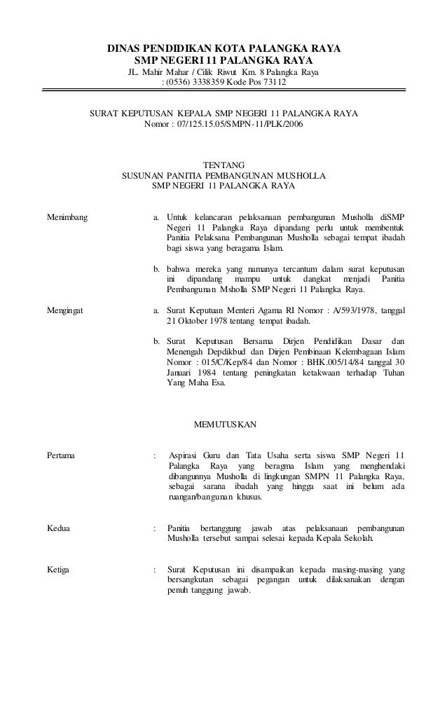  Download  Contoh Proposal  Pembangunan Mushola  Lengkap Doc