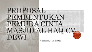 Makassar, 7 Juli 2022
 