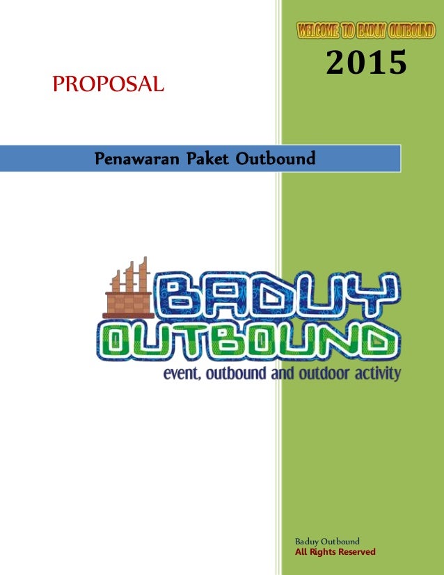 Proposal Penawaran Paket Outbound