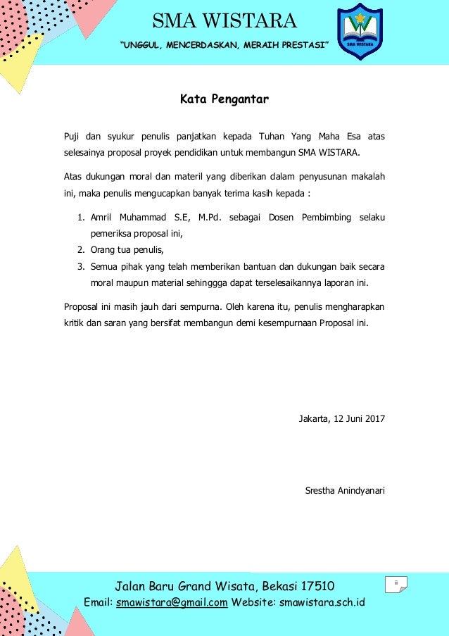 Contoh Surat Dukungan Pendirian Sekolah Baru Contoh Lif Co Id