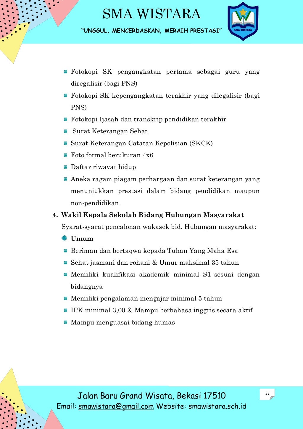 Proposal pendirian sekolah
