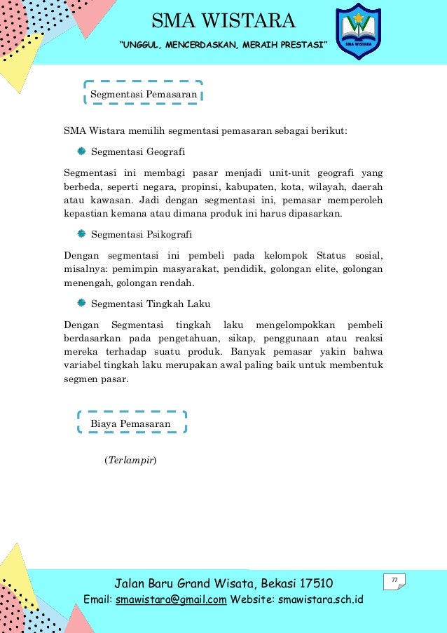 Proposal pendirian sekolah