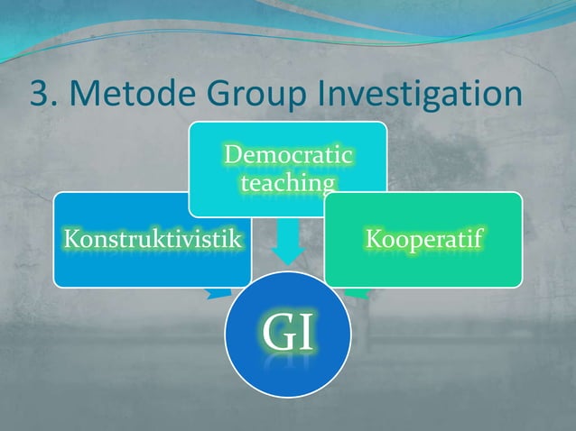 Proposal penelitian Group investigation | PPTX