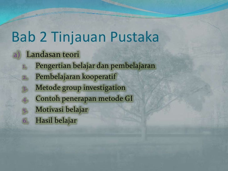 Proposal penelitian Group investigation