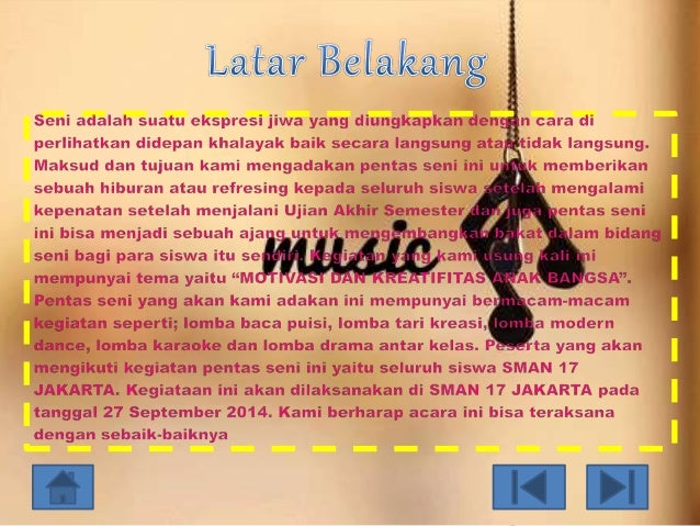 Contoh proposal pensi