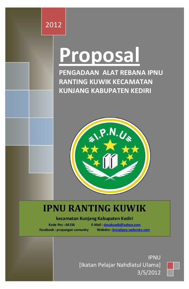 Proposal penyediaan alat rebana remaja masjid