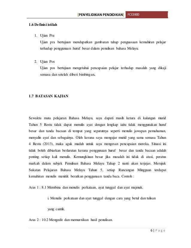 Proposal BMelayu(PENGGUNAAN HURUF BESAR)