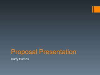 Proposal presentation