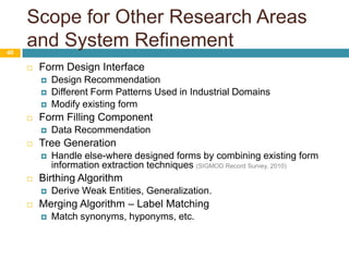 Alter Form and Database Complexity