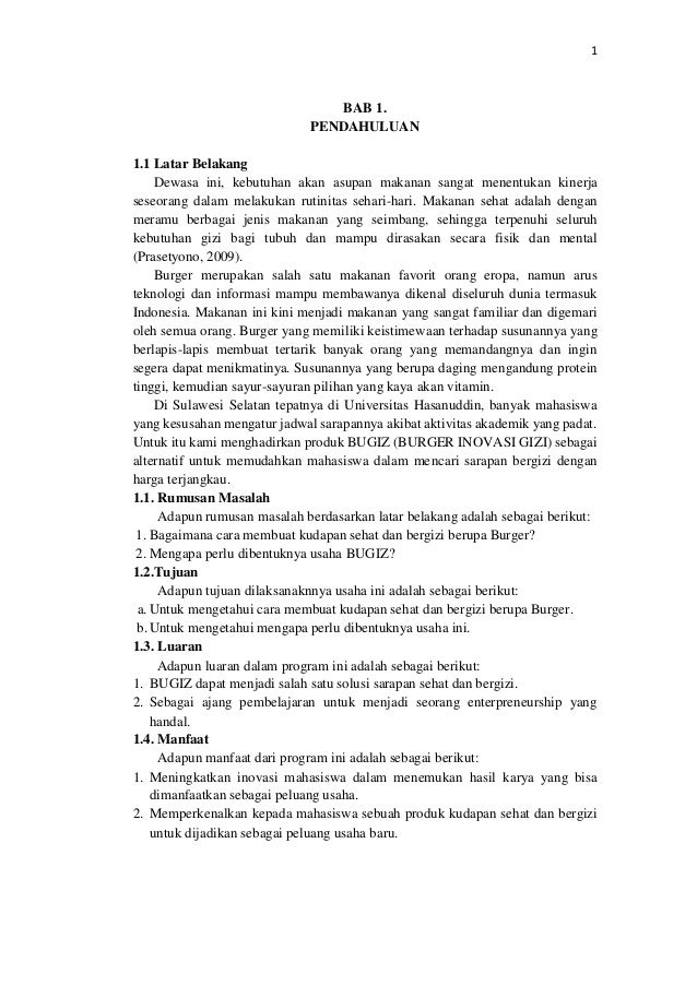 Proposal Program Kreativitas Mahasiswa Kewirausahaan