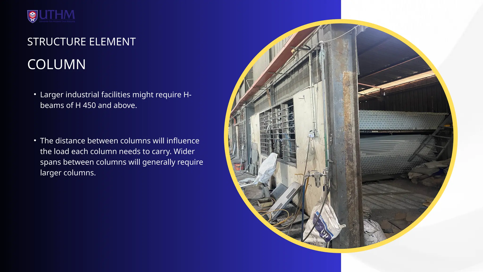 Steel Structure Design BFC44903 for group project | PPT