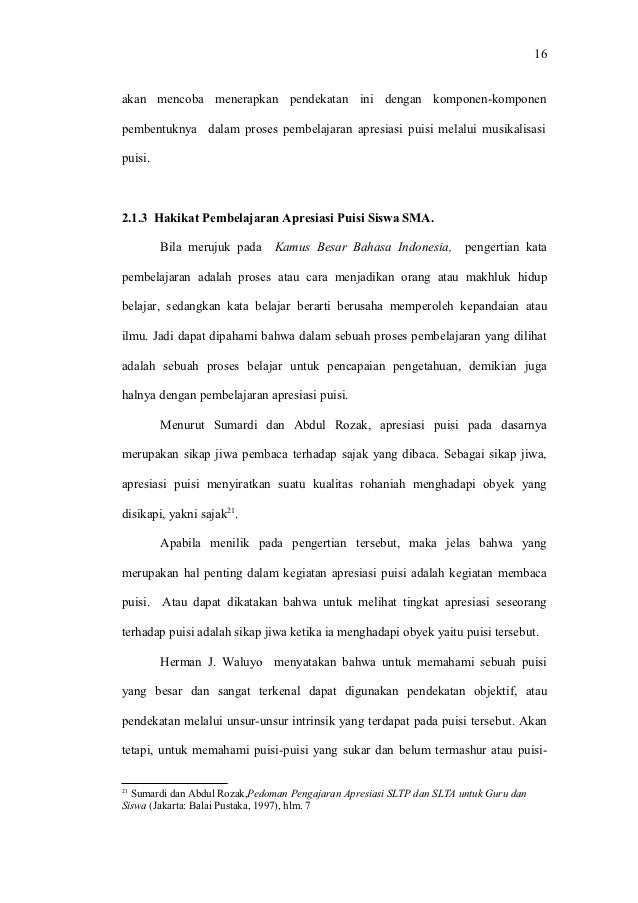 Apa Yang Dimaksud Puisi Menurut Sumardi KT Puisi