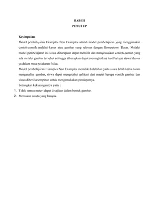Examples Adalah Proposal PTK | DOCX