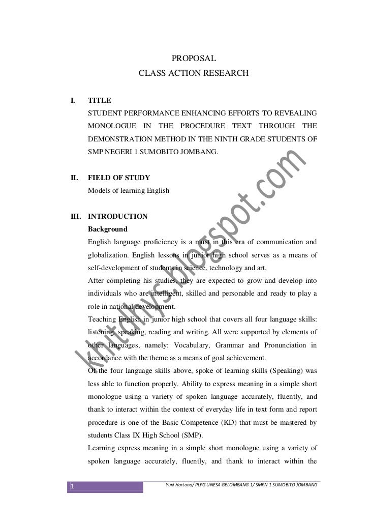 Proposal PTK BERBAHASA INGGRIS --- demostrative method at 