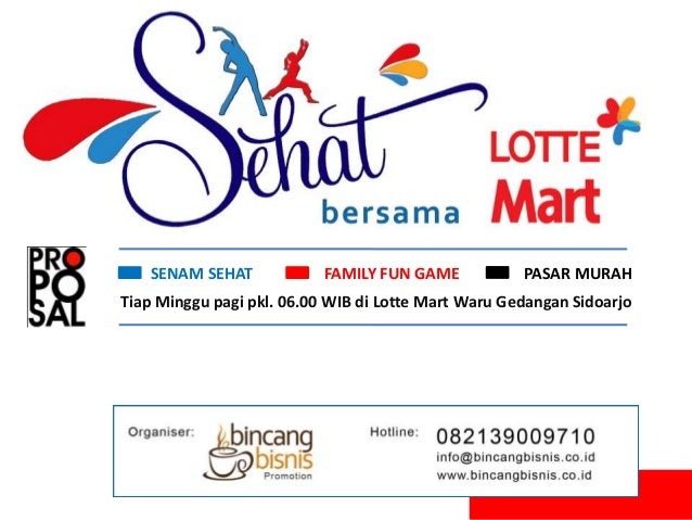 Proposal Sehat Bersama Lottemart