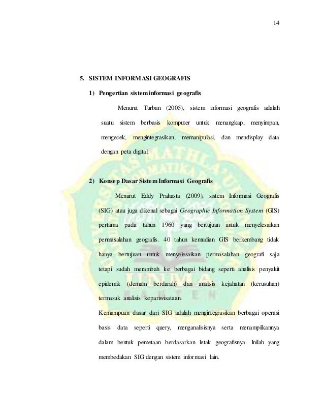 Proposal Sistem Informasi Geografis Pemetaan Perumahan Di Badan Penan