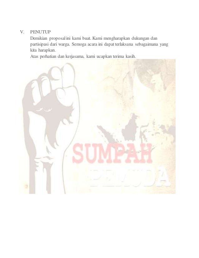 Proposal Sumpah Pemuda