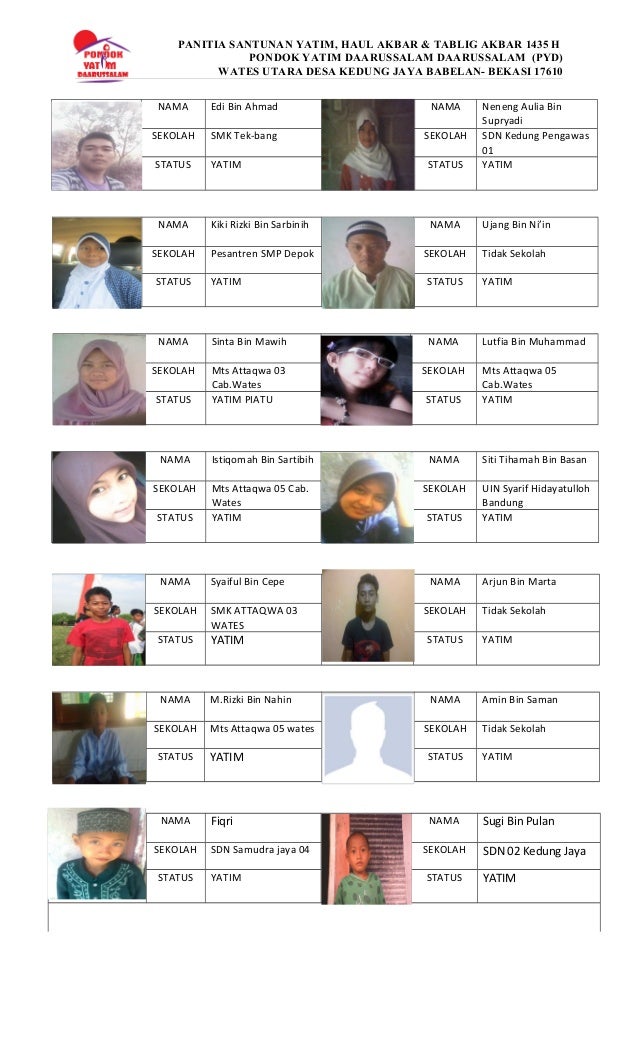 Proposal tahun baru islam 1435 H