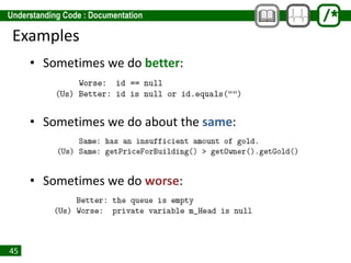 45
Examples
• Sometimes we do better:
• Sometimes we do about the same:
• Sometimes we do worse:
 