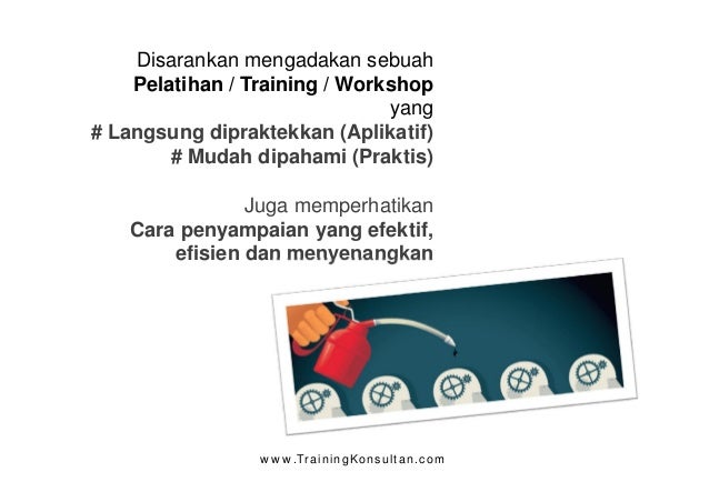 Proposal Training, Pelatihan, Privat, Seminar, Talkshow 
