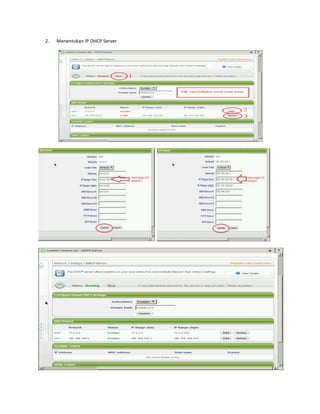 2.

Menentukan IP DHCP Server

 