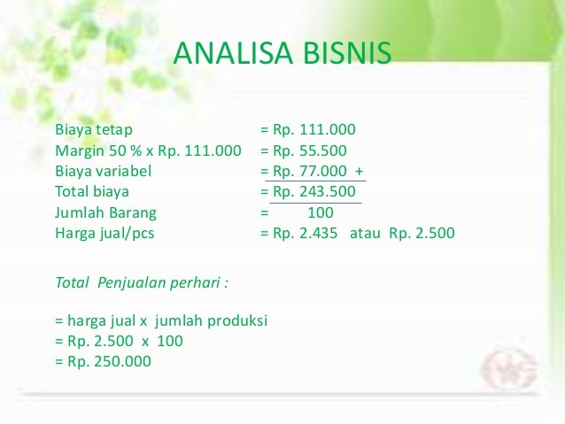 Power point proposal usaha