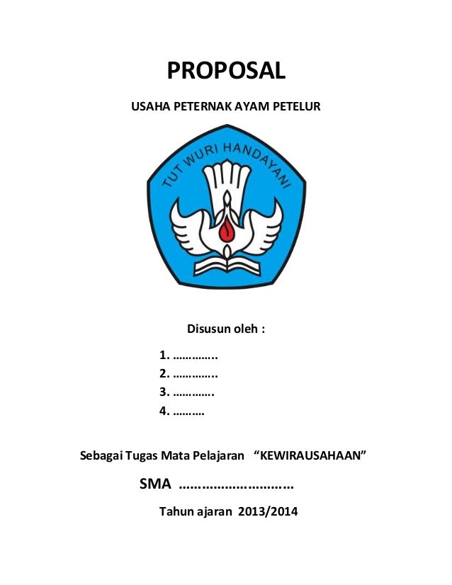 judul proposal business plan