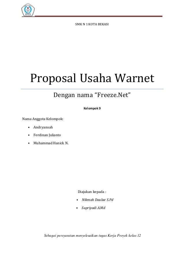 Pentingnya proposal usaha bagi wirausaha adalah