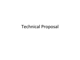 Technical Proposal 