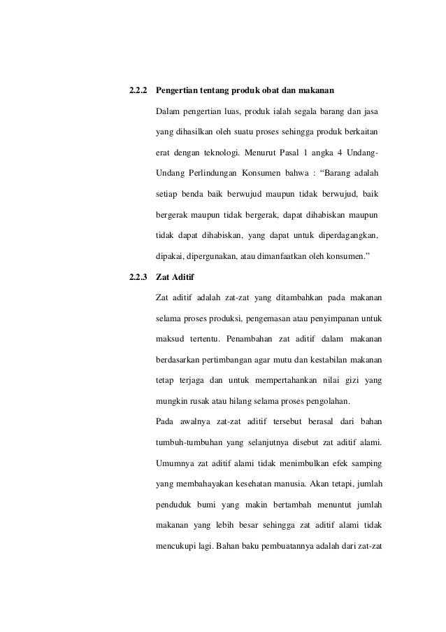 Proposal Skripsi Perlindungan Konsumen