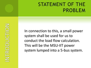 GENERAL INTRODUCTIONArtificial Neural Networks (ANN) is one of the AI methods..Load Flow Studies itself is a highly complex problem.INTRODUCTION